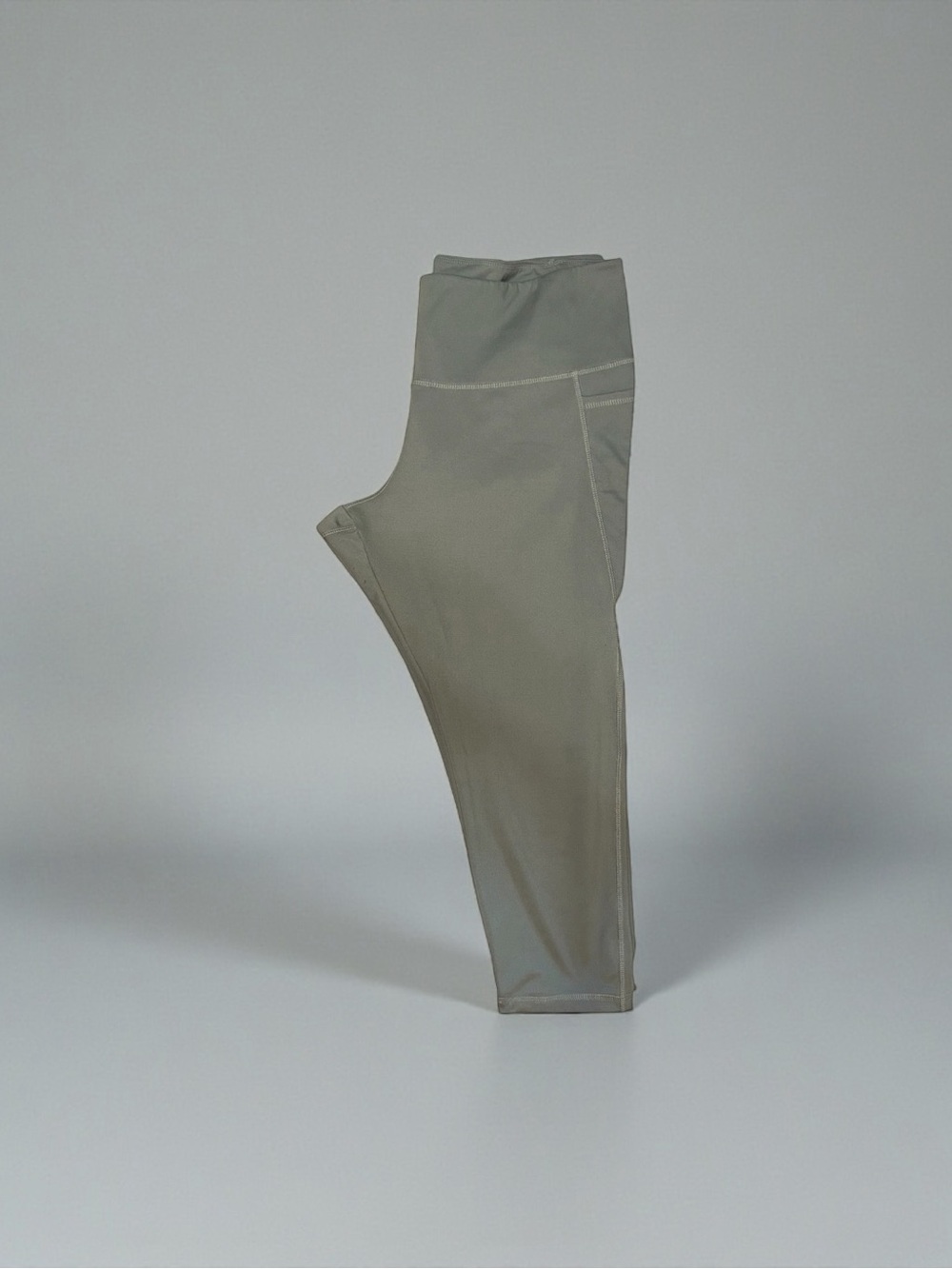 Danskin Olive Green High-Waist Cropped Leggings